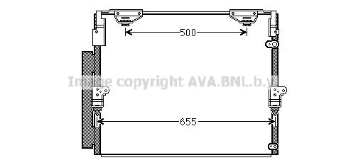 AVA QUALITY COOLING Lauhdutin, ilmastointilaite TO5560D